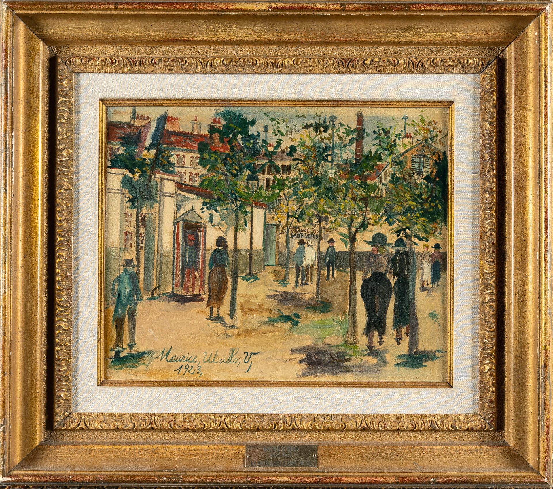 Maurice Utrillo (1883 Paris - Dax 1955) – La Distillerie à Saint Denis - Bild 2 aus 4