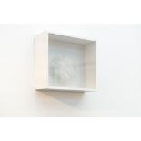 Piero Manzoni, Achrome.Fibreglass, wood, textile and sticky tape in the original box frame. (19)60/