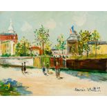 Maurice Utrillo (1883 Paris - Dax 1955) – Moulin de La Galette à Montmartre