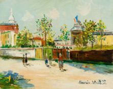 Maurice Utrillo (1883 Paris - Dax 1955) – Moulin de La Galette à Montmartre