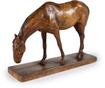 Richard Scheibe (1879 Chemnitz - Berlin 1964) – Laufendes Pferd mit gesenktem Kopf