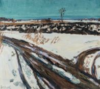 Arnold Balwé (1898 Dresden - Feldwies am Chiemsee 1983) – Schneeschmelze im Moor