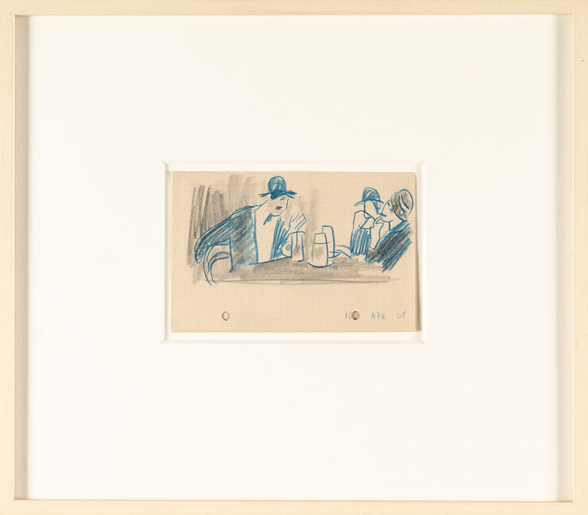 Lyonel Feininger (1871 - New York - 1956) – Diskussion am Biertisch - Bild 3 aus 4