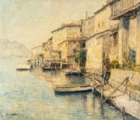 Otto Eduard Pippel (1878 Lódz - Planegg 1960) – „Gandria am Luganosee“
