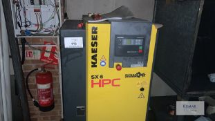 Kaeser SX6 HPC Rptary Screw 8 Bar Compressor, Serial No.1881 (2015)