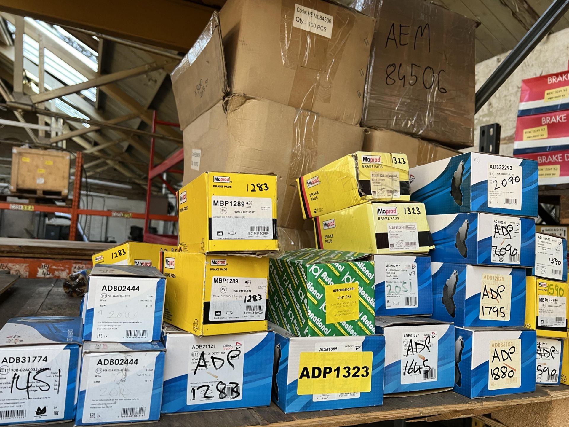 approximately 4: Pallets of Various Brake Pads from brands including Allied Nippon, MoProd and - Image 21 of 22