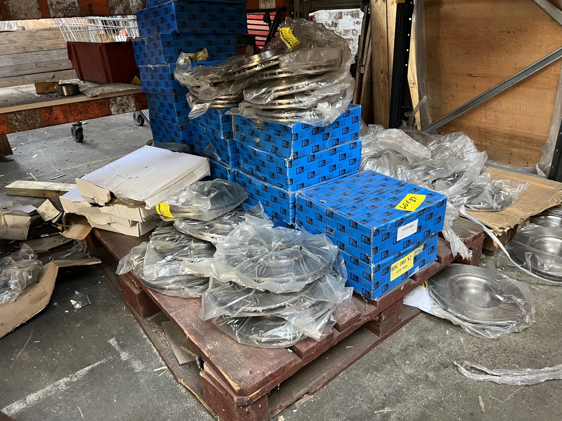 A Large Quantity of Brake Discs Situated on a Number of Pallets Across approximately 7 Bays of - Image 3 of 22