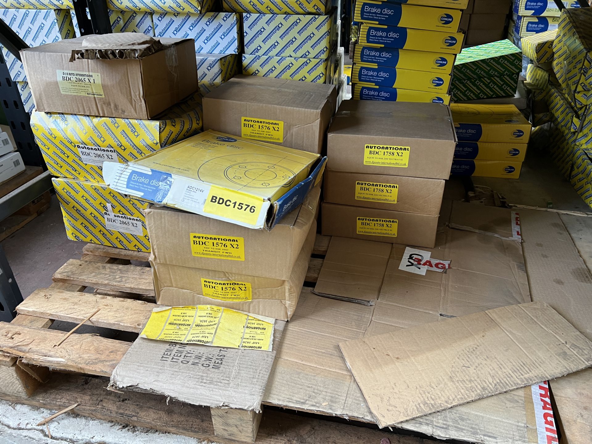 A Large Quantity of Brake Discs Situated on 2 Sides of Pallet Racking with 6 Bays per Side. This lot - Image 17 of 36