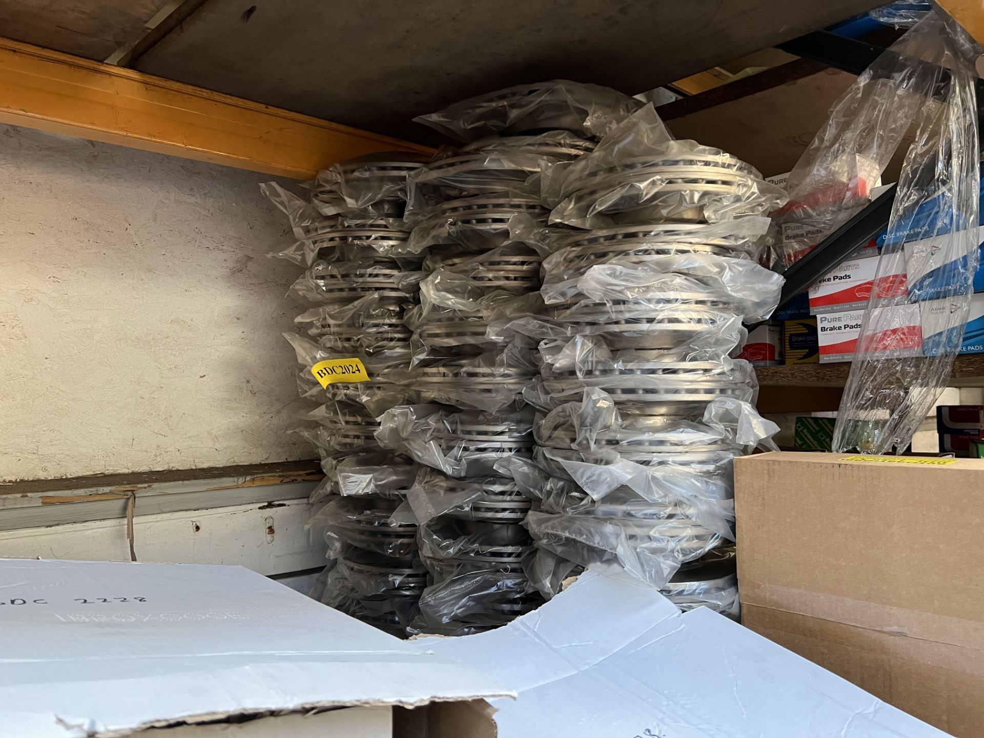 A Large Quantity of Brake Discs Situated on a Number of Pallets Across approximately 7 Bays of - Image 15 of 22