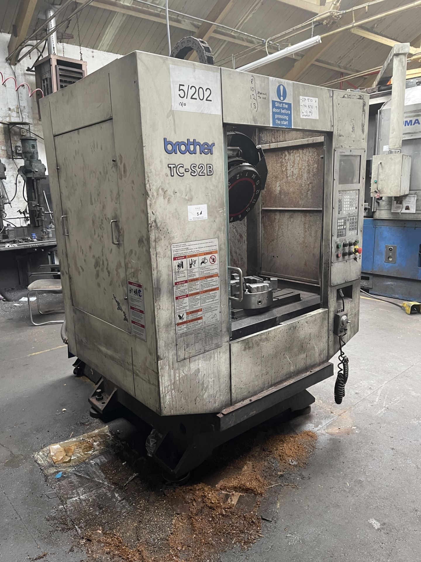 Brother TC-S2B CNC Vertical Machining Centre, Serial No. 112455 (04/2005) - Image 3 of 14