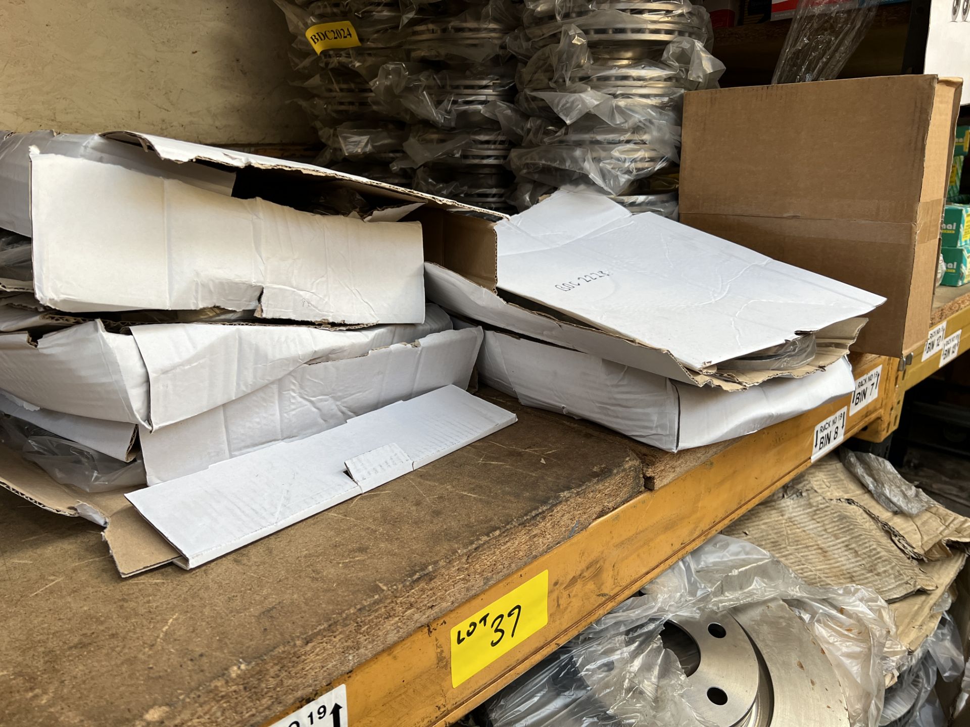 A Large Quantity of Brake Discs Situated on a Number of Pallets Across approximately 7 Bays of - Image 14 of 22