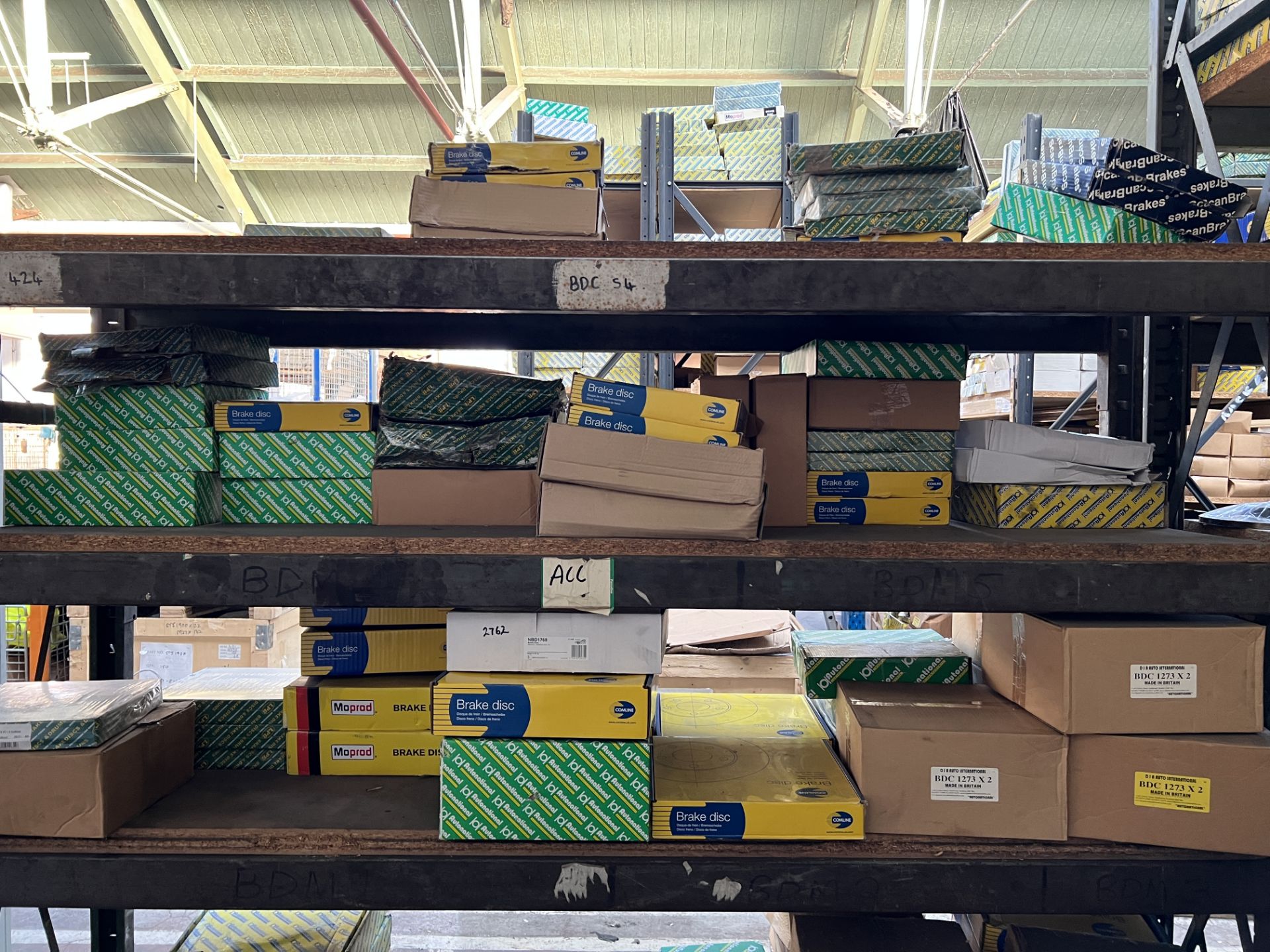 A Large Quantity of Brake Discs Situated on One Side of Pallet Racking as shown. This lot contains - Image 16 of 16