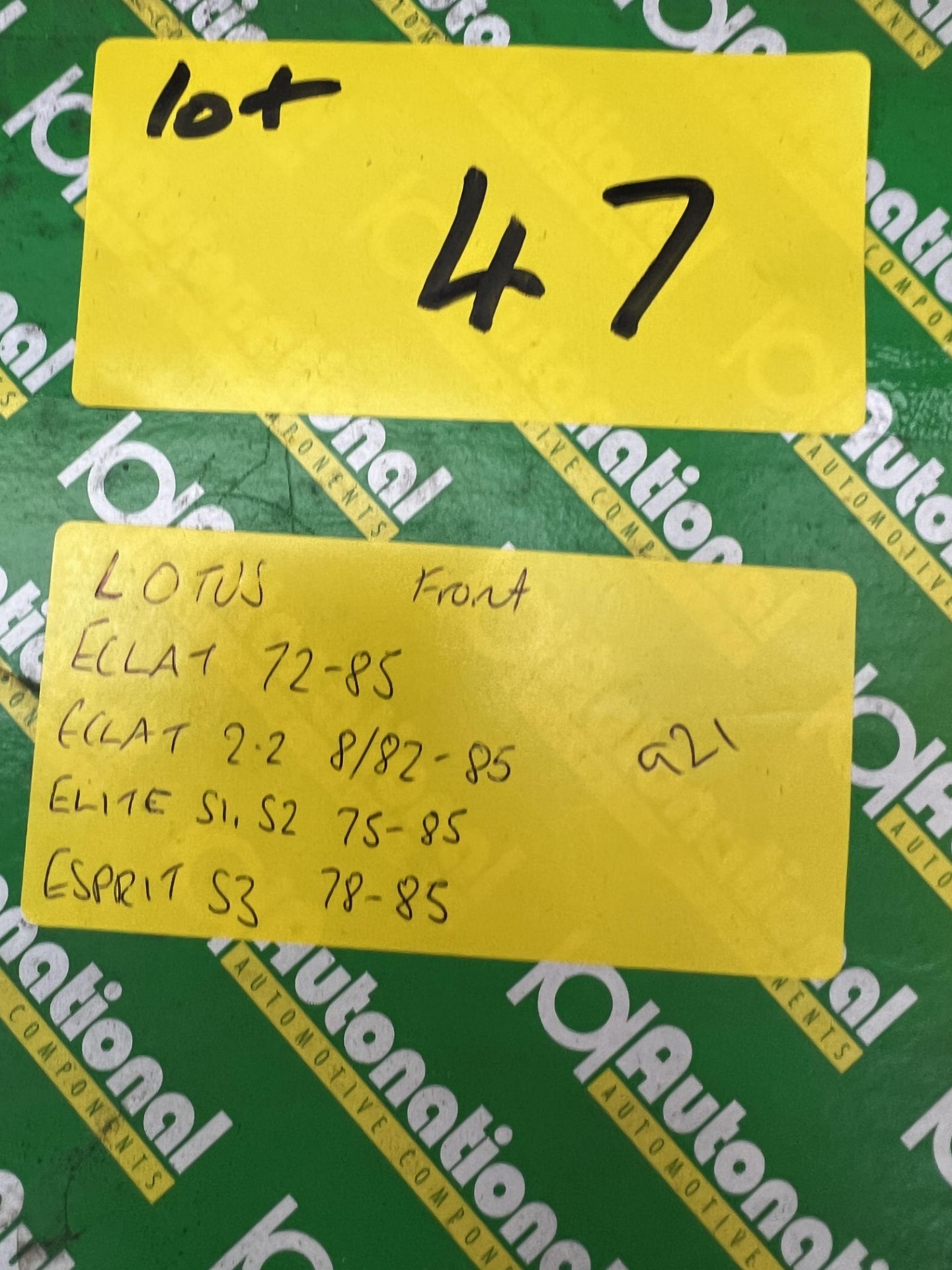 7: Boxed Autonational Front Brake Discs for Lotus Eclat 72-85, Eclat 2.2 82-85, Elite S1/S2 and - Image 2 of 3