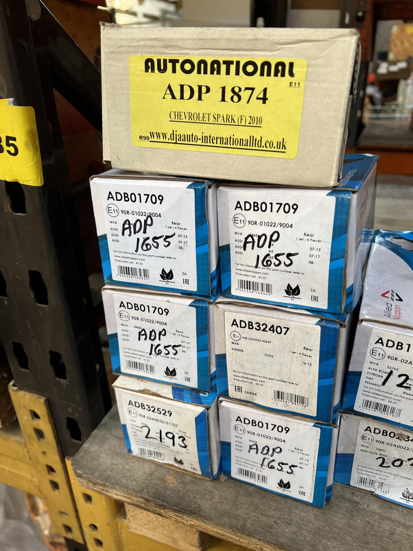 approximately 4: Pallets of Various Brake Pads from brands including Allied Nippon, MoProd and - Image 9 of 22