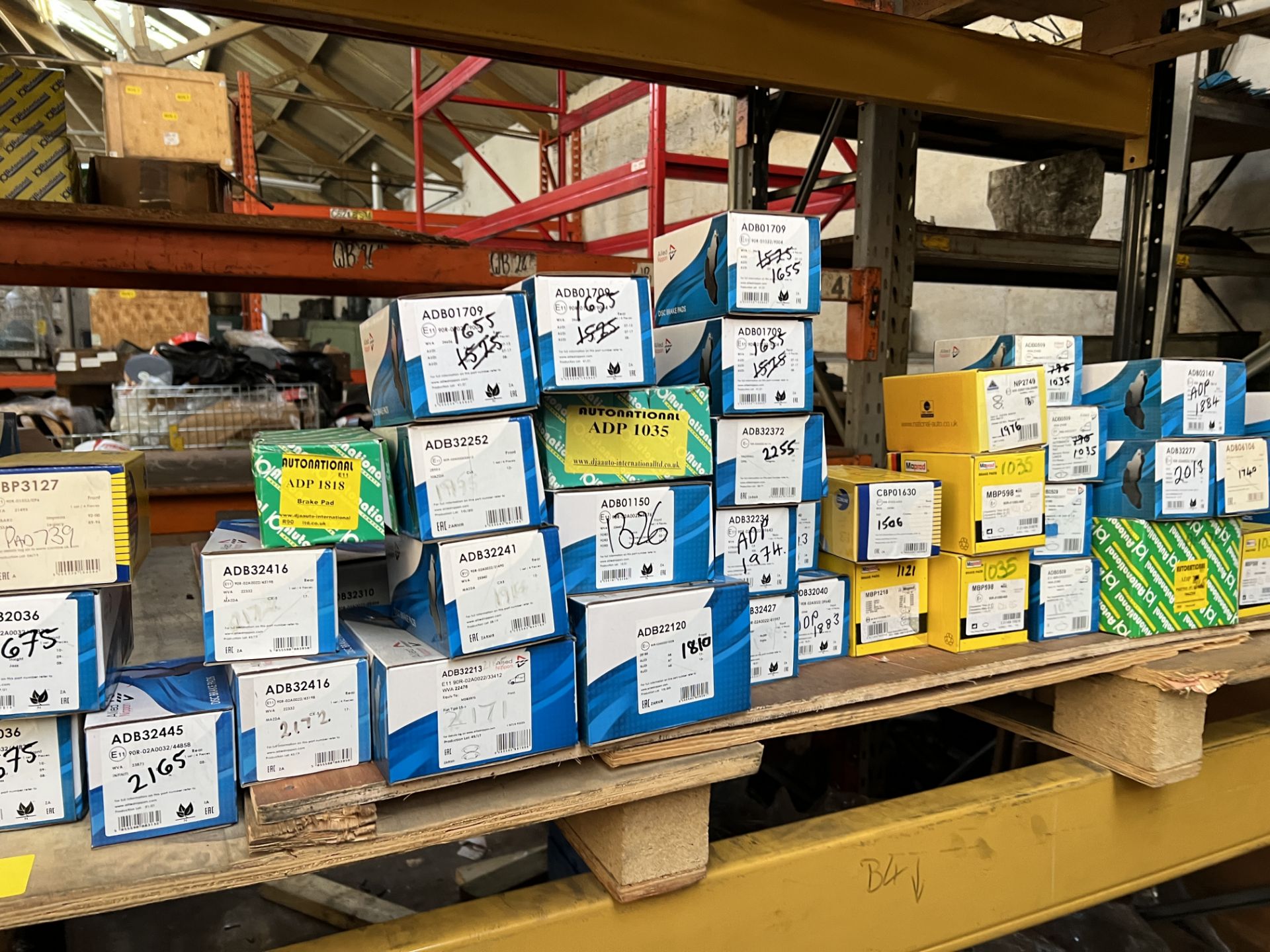 approximately 4: Pallets of Various Brake Pads from brands including Allied Nippon, MoProd and - Image 2 of 22