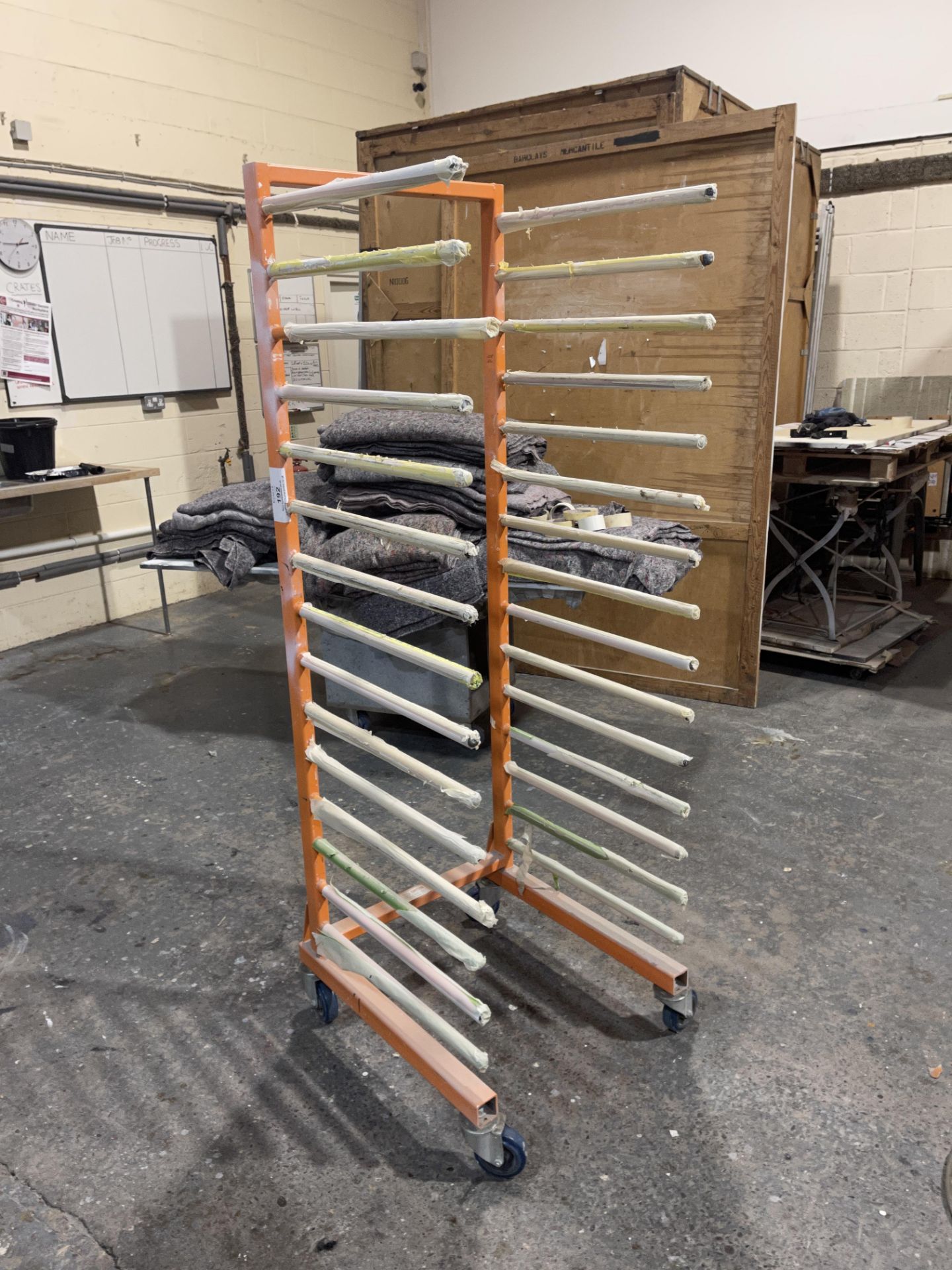 Make Unknown 15 Bar Drying Rack Max Load Per Pair of Bars 25Kg