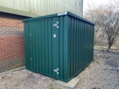 Expandastore 3 metre Powder Coated Store - Dimensions W - 2.07m x L - 3.0m x H - 2.0m - Fitted