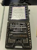 Draper Silverdrive Socket Set with Chrome Vanadium Steel Sockets in Carry Case, Part No. SD80AM