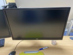 1x LG LED Monitor. 1x NOC Monitor with HUANUO Monitor Arm (180ae)