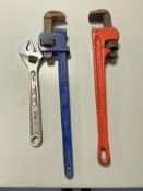 3: Adjustable Wrenches as shown