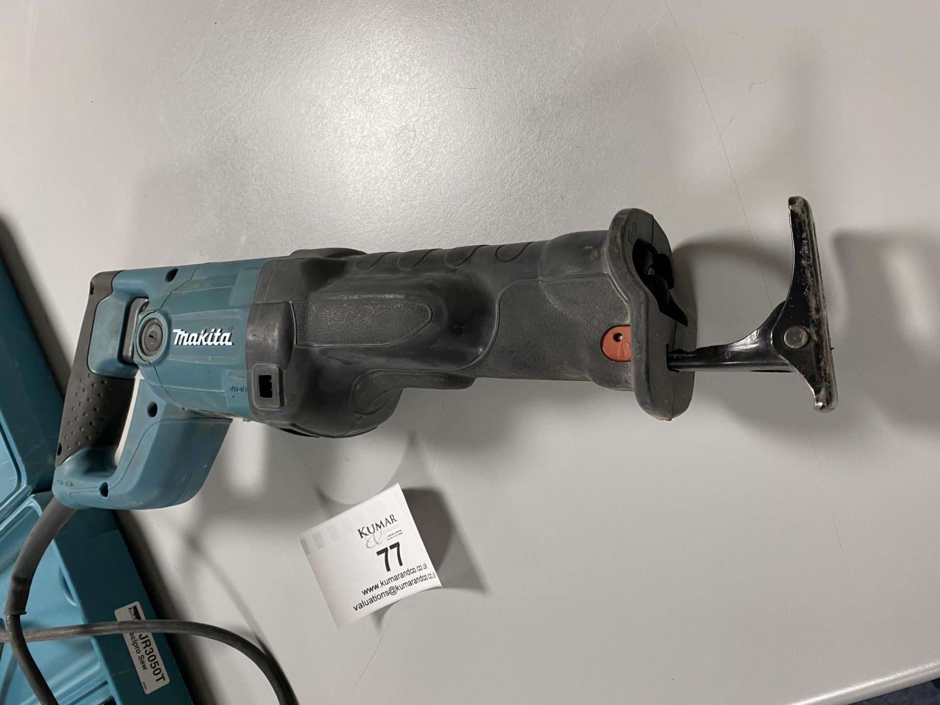 Makita JR3050T 110v Reciprocating Saw with assorted blades and Carry Case as Shown - Image 4 of 7