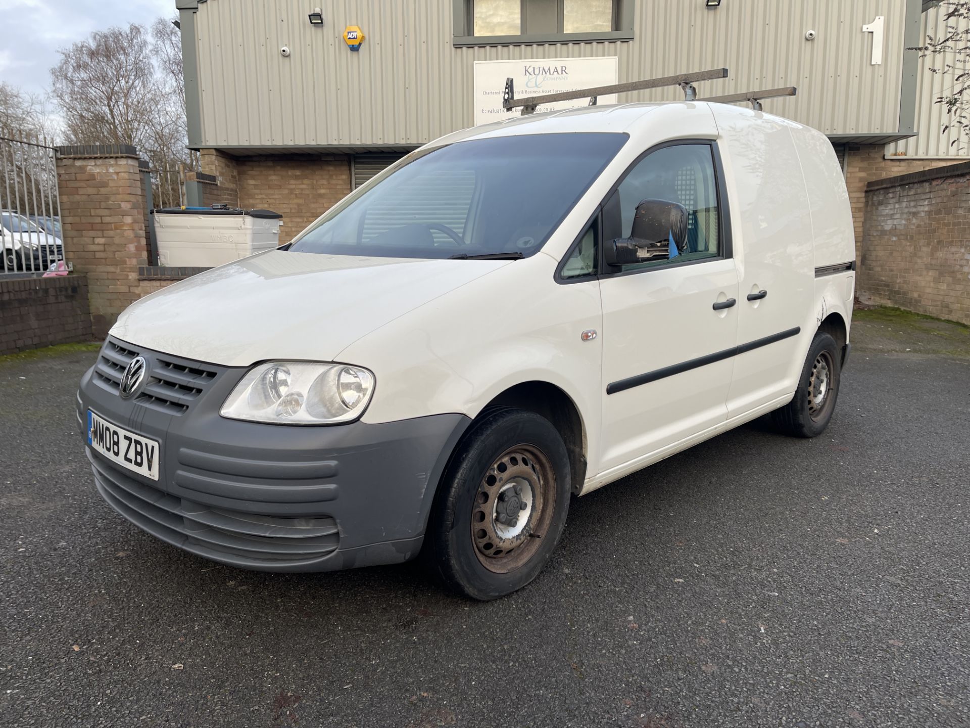 VW Caddy C20 TDI 104, 1,896cc 5 Speed Manual Diesel Panel Van, Registration No. MM08 ZBV, Recorded