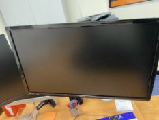 1x NSUS Monitor with Senseyege BENQ Monitor Arm with Duronic Monitor Arm (180ag)