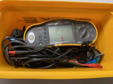 Fluke 1652C Multifunction Electrical Tester with Case, Serial No. 9429039