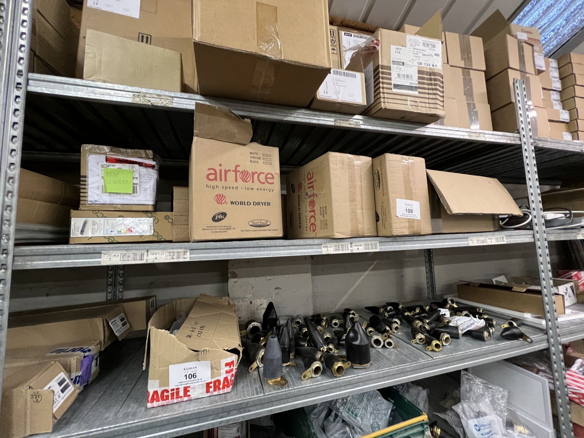 Quantity of Boxed, Unused Electrical Goods including 3 x Airforce World Dryers, Luceco Climate Extra - Image 10 of 12