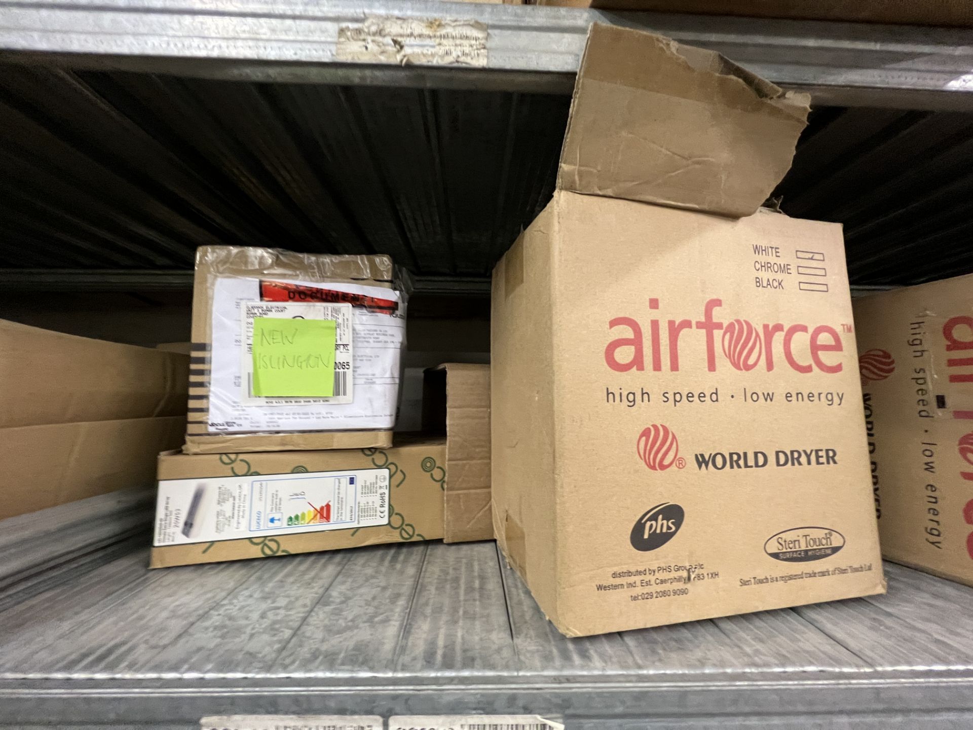 Quantity of Boxed, Unused Electrical Goods including 3 x Airforce World Dryers, Luceco Climate Extra - Image 11 of 12