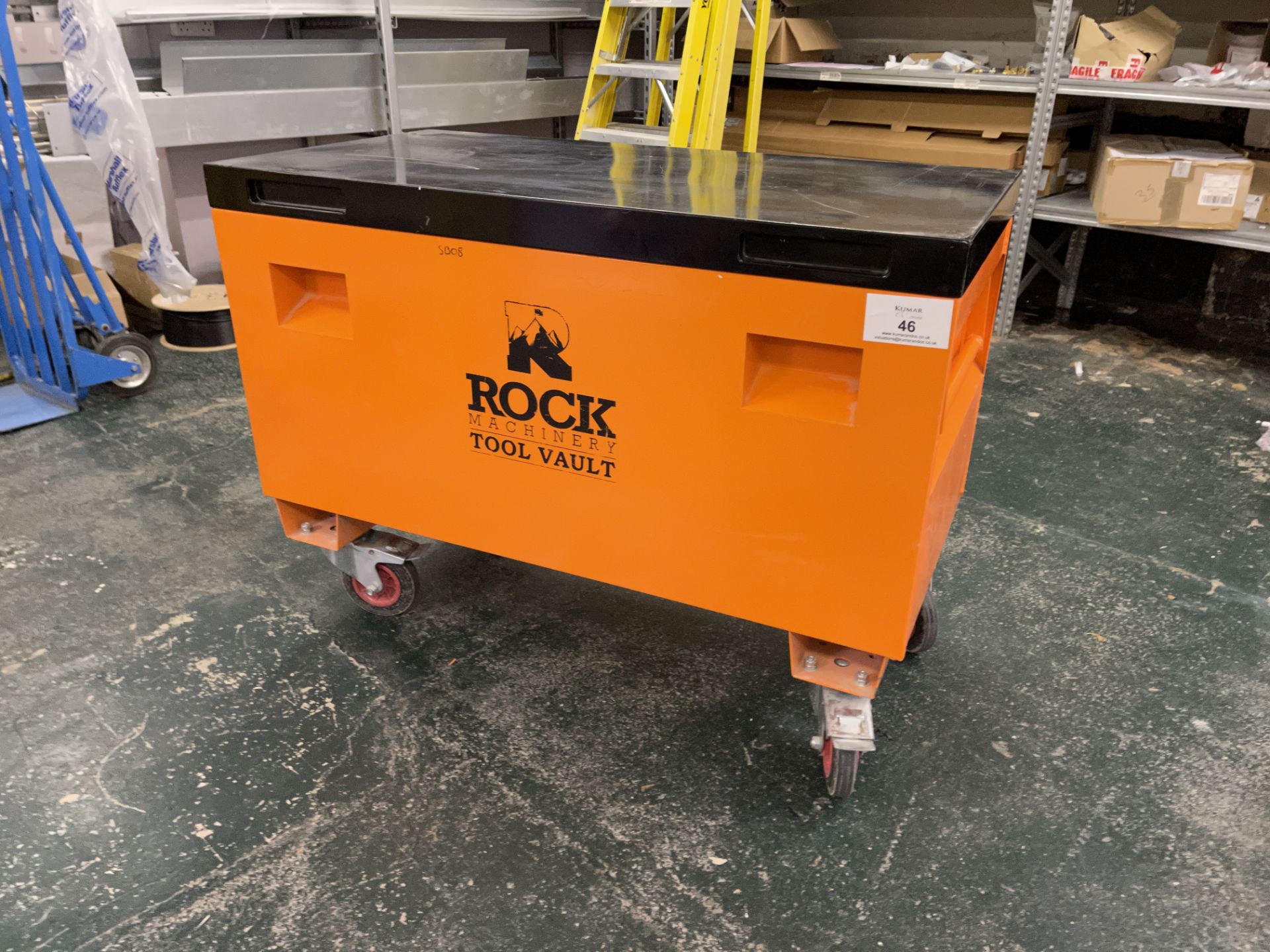 Rock Machinery Tool Vault Wheeled Site Box