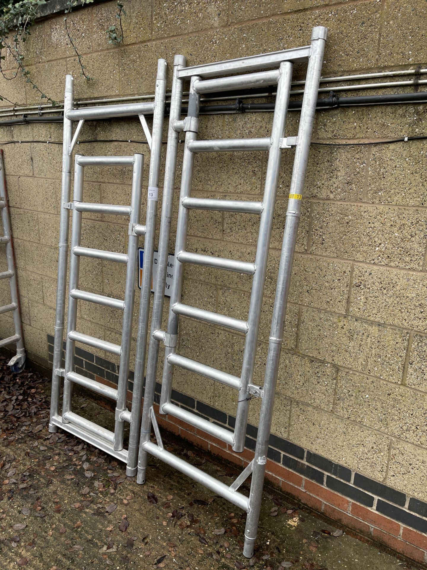 2x Make Unknown Uprights with Ladder Frame for Mobile Scaffold Tower - Image 3 of 4