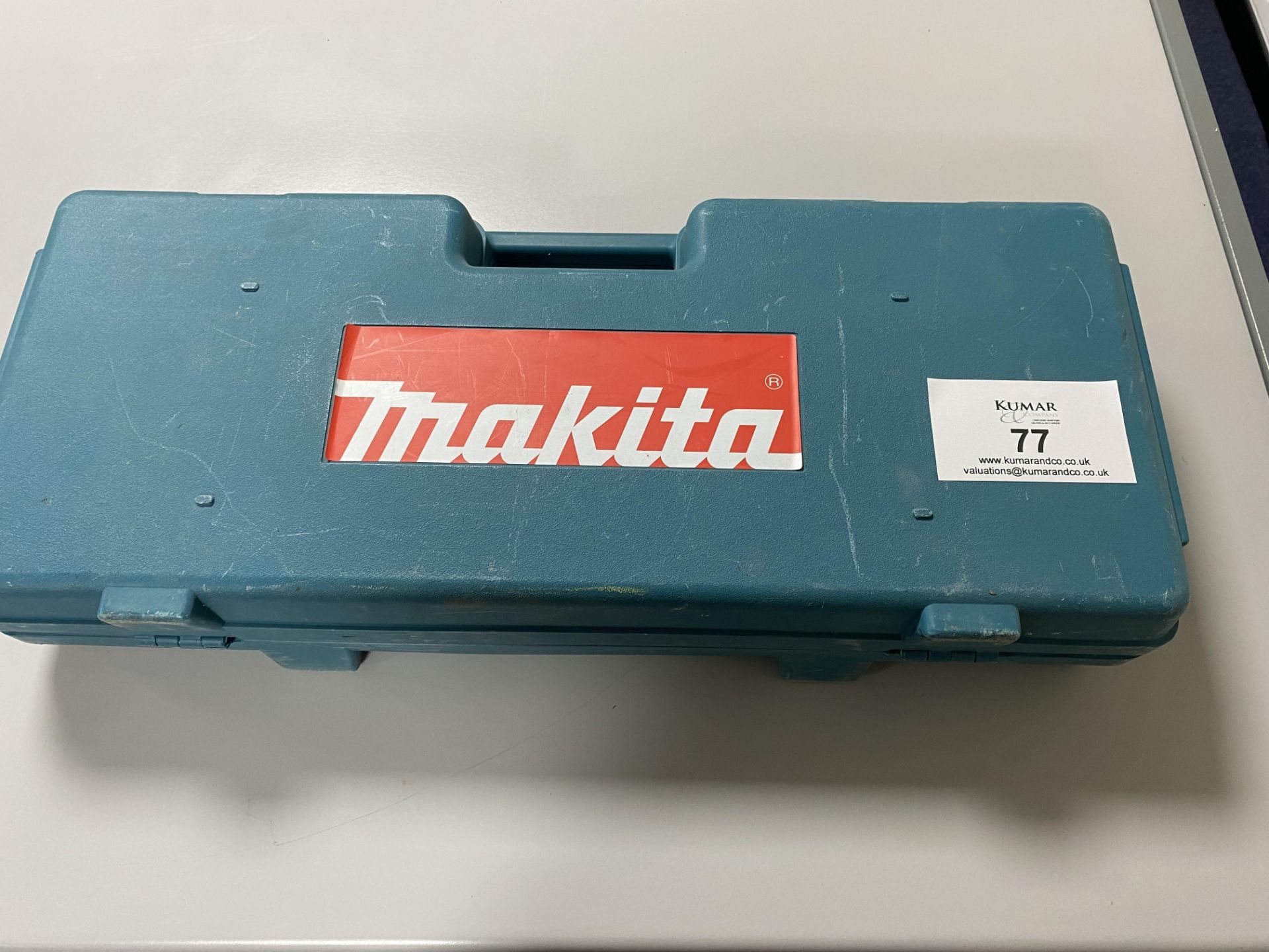 Makita JR3050T 110v Reciprocating Saw with assorted blades and Carry Case as Shown - Image 6 of 7