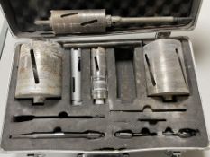 Various Make Unknown Drill Attachments in Carry Case