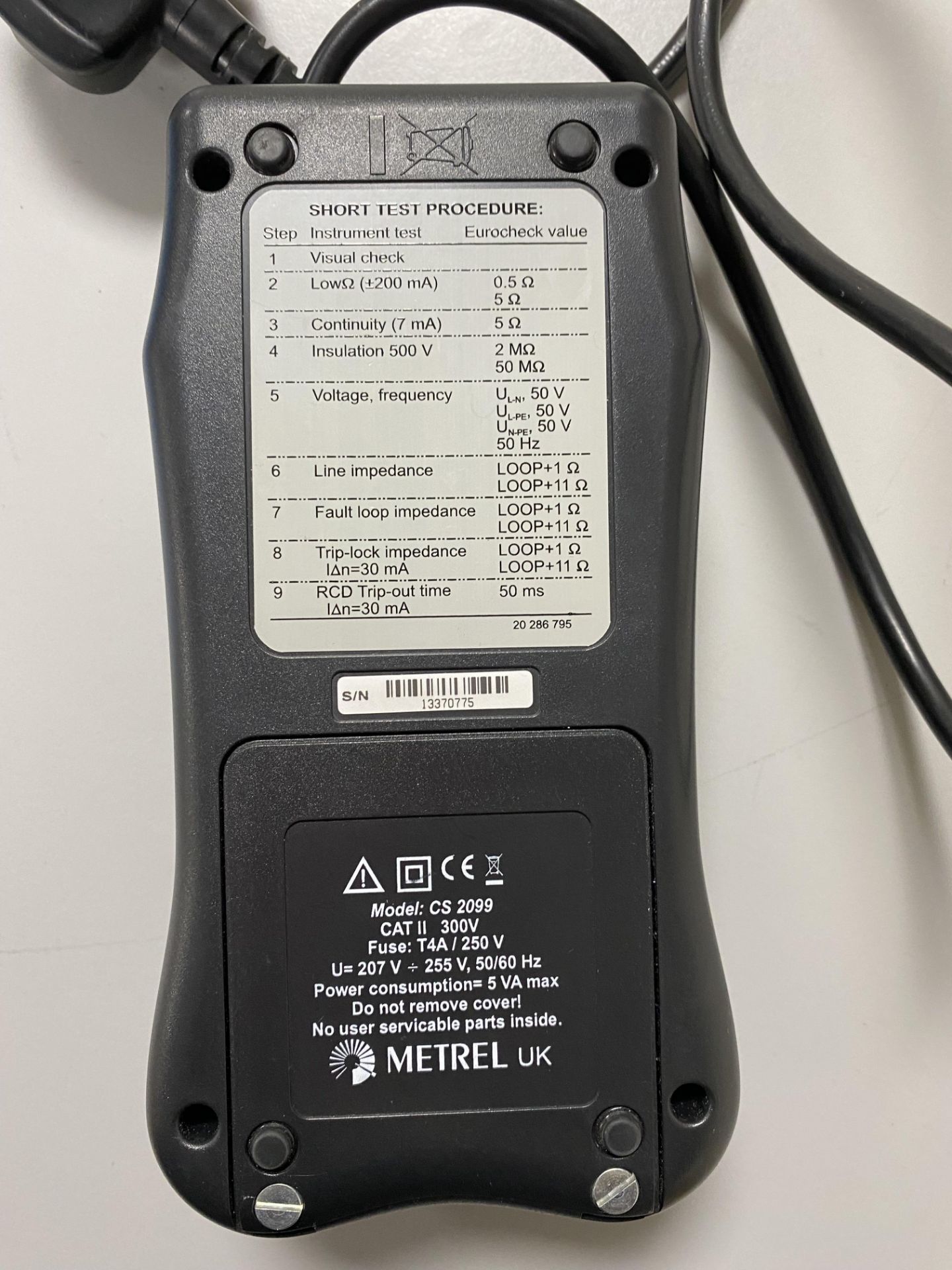 Metrel Multifunction Electrical Tester with Case - Image 3 of 5