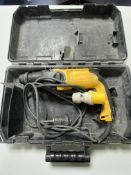 Dewalt D25102 115v Rotary Hammer Drill with Carry Case, Serial No. 586904-22
