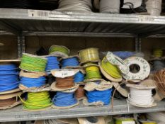Large Quantity of Wiring as Shown in Pictures, Including Various Reels of Copper Cable Company TF