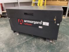 Armorgard TB2 Tuffbank Site Box with Locks and 2x Working Keys as Shown, Serial No. X33743