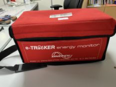 Sinergy e-Tracker Energy Monitor with Case, Serial No. 2145, Model No. MK2A