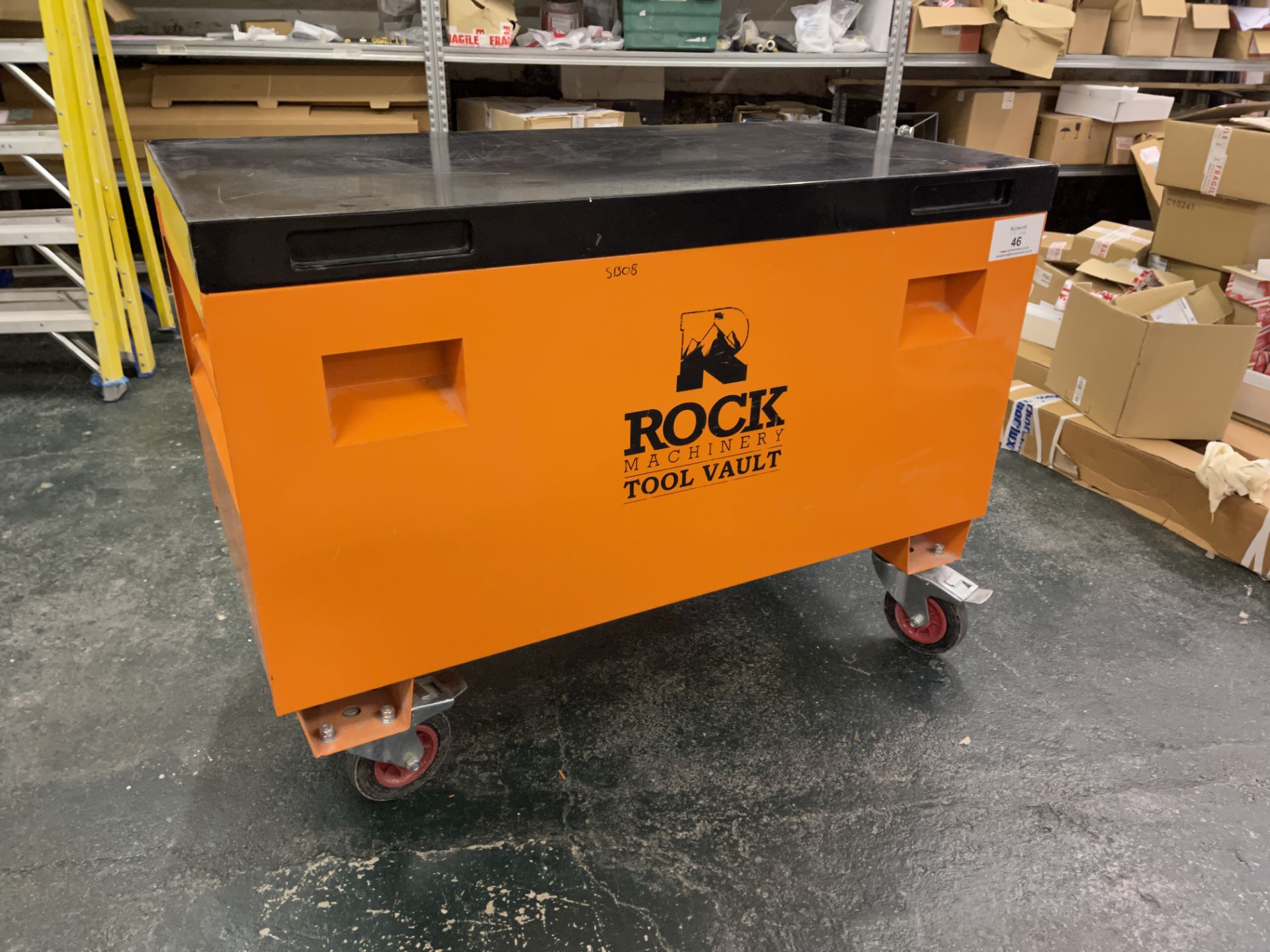 Rock Machinery Tool Vault Wheeled Site Box - Image 2 of 8