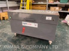 Armorgard Tuffbank Wheeled Site Box with locks and Working Key as shown
