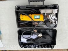 Dewalt DW682 600W Electric Biscuit Jointer 230v in Carry Case with Dust Extraction Spout and Shaving