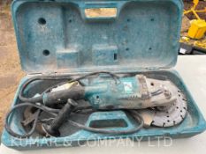 Makita GA9020 230mm 110v Angle Grinder in Case as Shown with Various Attachments/Components. PLEASE