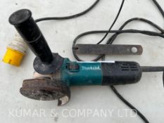 Makita 9557NB 110v Angle Grinder, Modely Year 2011, Serial No: 45440R PLEASE NOTE: THIS LOT IS LOCAT