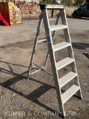 Youngman 5 Step Metal Ladder PLEASE NOTE: THIS LOT IS LOCATED IN CARDIFF - COLLECTION ON TUESDAY 7TH