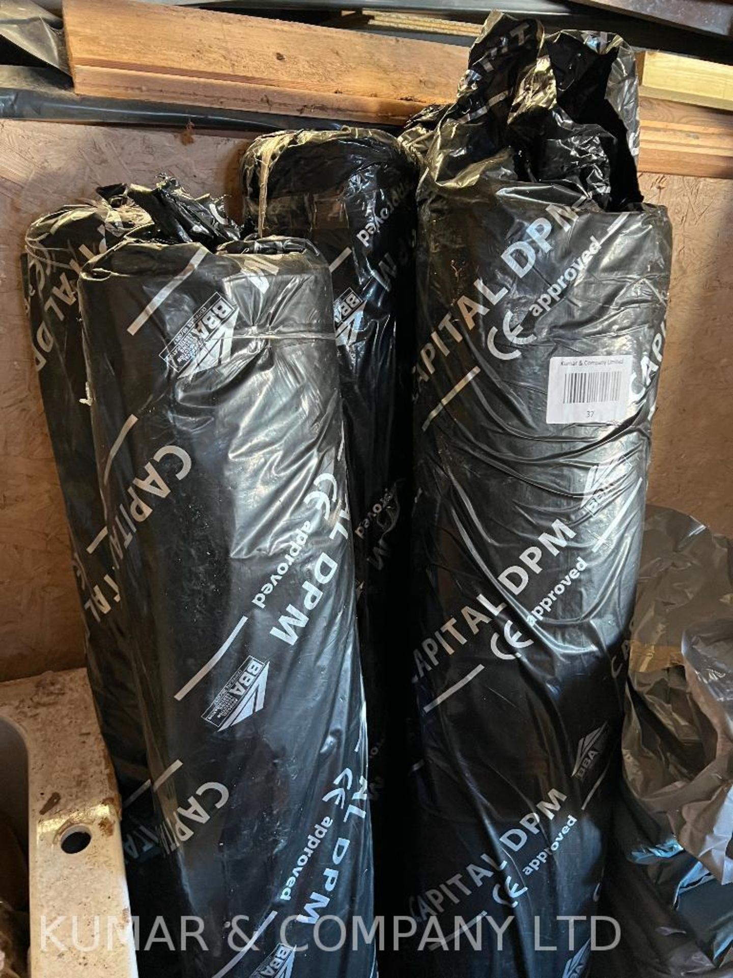 Approximately 10 Bags of New Rubble Sacks and 4 Rolls of Capital DPM Damp Proof Membrane in Black PL - Image 4 of 7