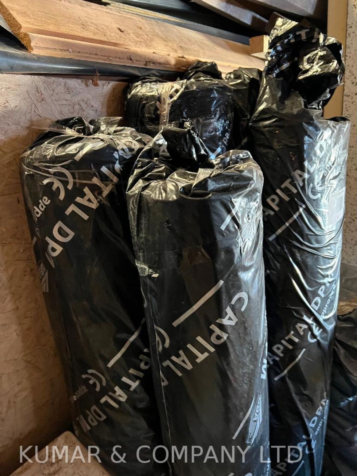 Approximately 10 Bags of New Rubble Sacks and 4 Rolls of Capital DPM Damp Proof Membrane in Black PL - Image 6 of 7