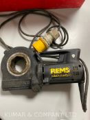 REMS Mini-Amigo Portable 110v Threading Machine with 3: Chucks and Carry Case