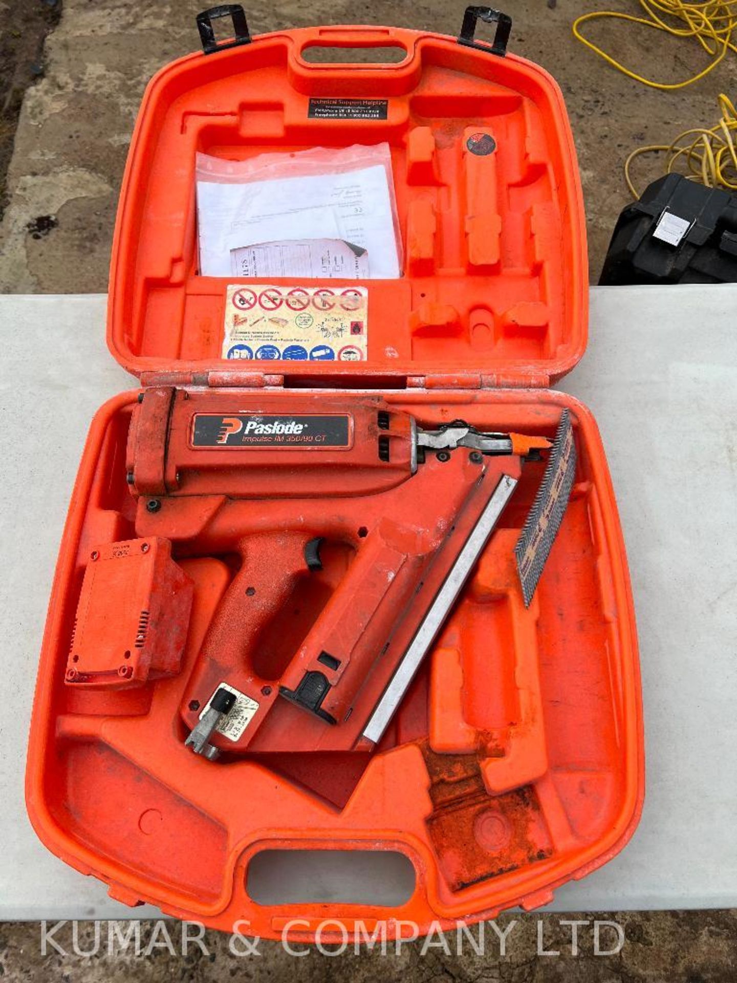 Paslode Impulse IM 350/90 CT Nail Gun in Box as Shown. Part No: 085000 PLEASE NOTE: THIS LOT IS LOCA - Image 2 of 7