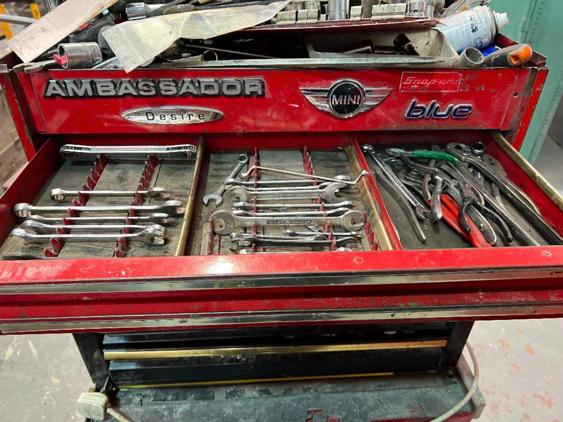 Mobile Tool Chest Comprising 3 Tool Boxes including contents as shown from Brands including Snap-On - Image 3 of 17